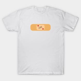 Love Patch / bandaid T-Shirt